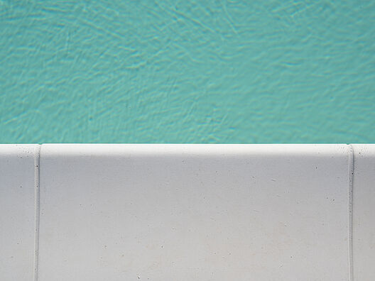 piscina interrata rettangolare in pannelli d'acciaio 8x4m rivestimento sabbia